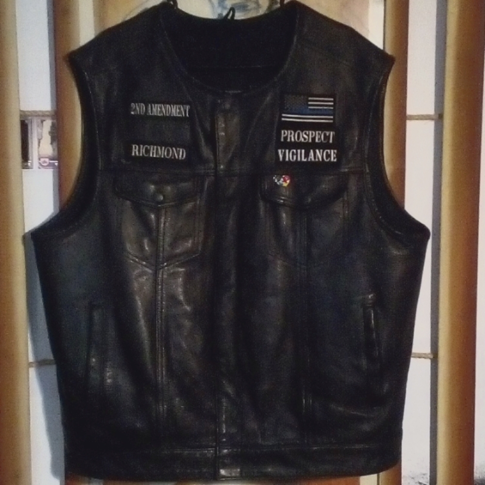 LE MC New York Prospect Vigilance Richmond leather bikers jacket.